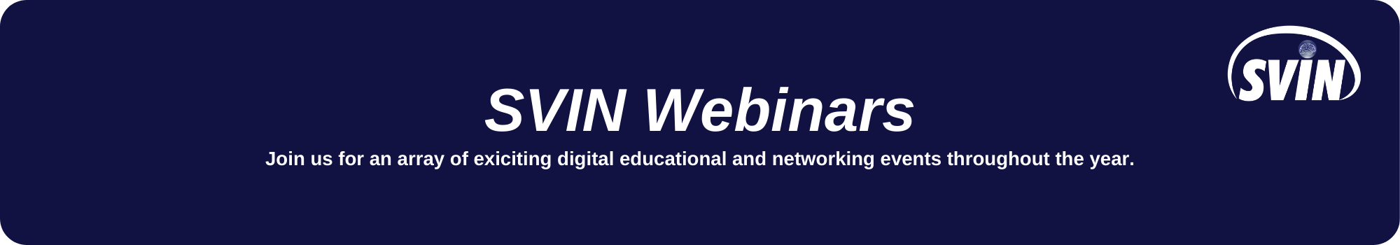 SVIN Webinars